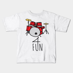 Drum For Fun Kids T-Shirt